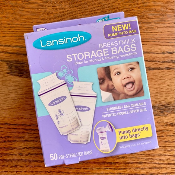 Lansinoh—Breastmilk Storage Bags (5 Boxes, 50 Count Each) NEW - Picture 2 of 9